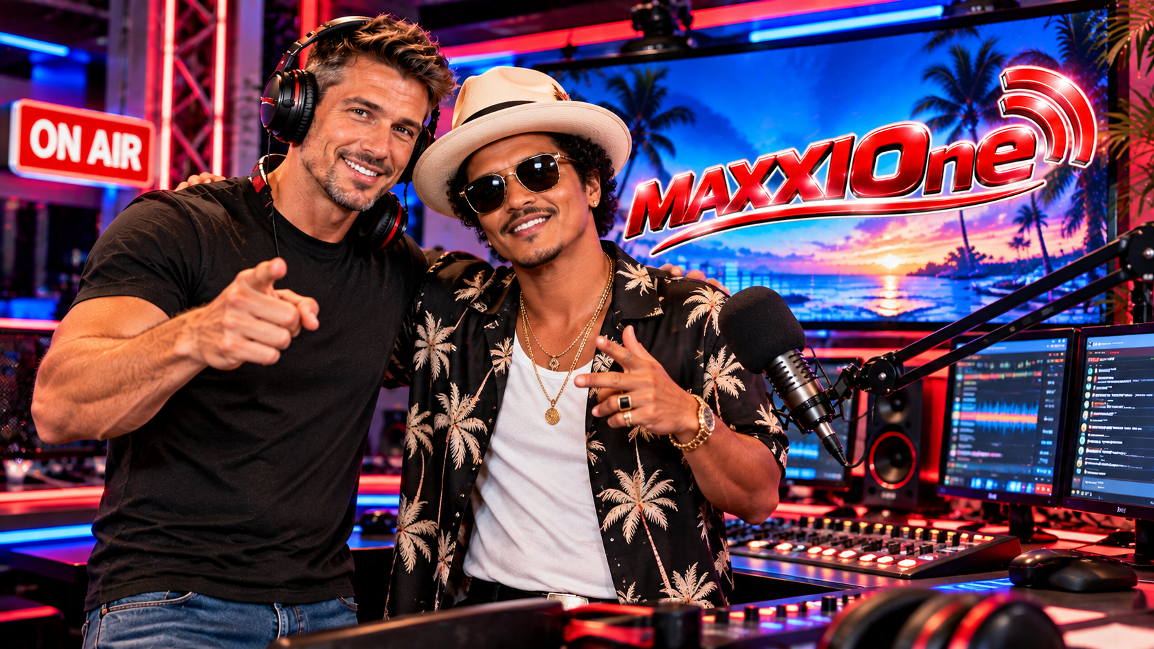 Simon en studio MAXXIOne