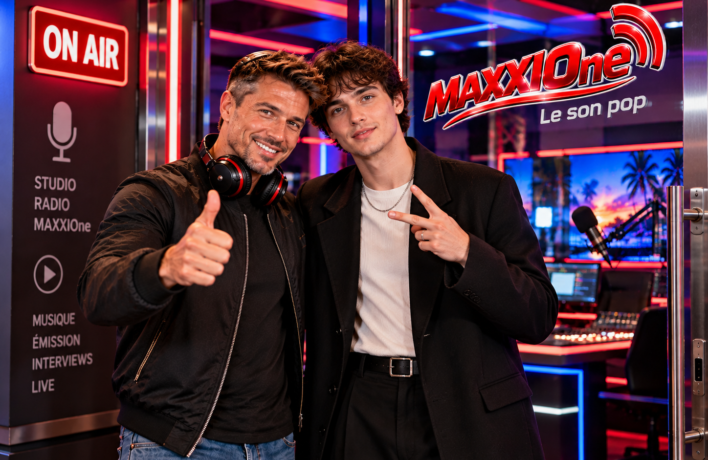 Simon, animateur radio